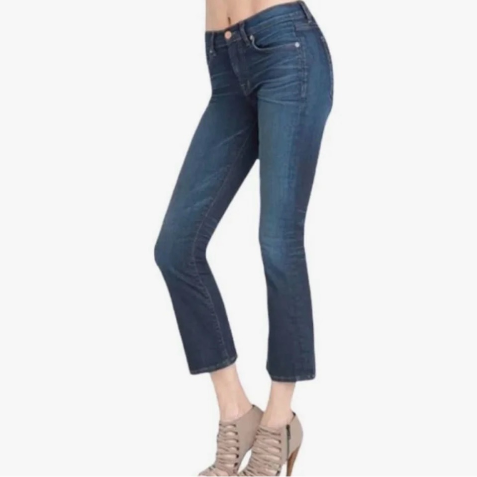 J Brand Murphy Wide Leg Cropped Jeans